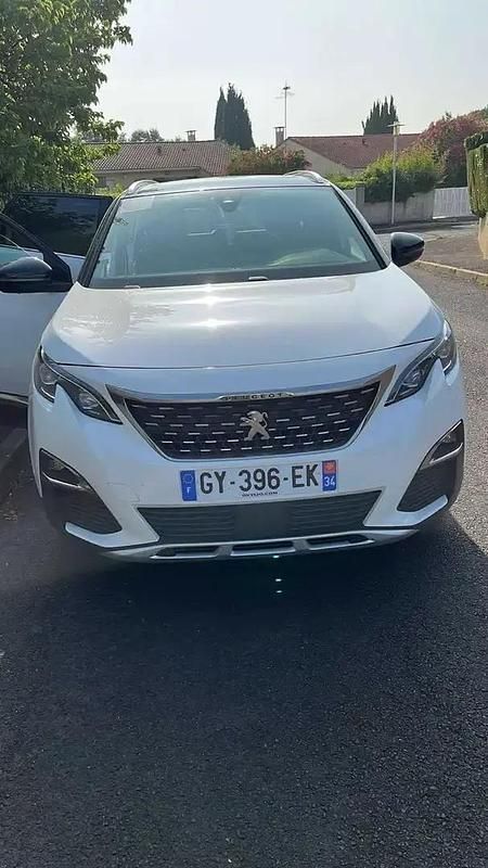 Blanc Utilisé 2020 Peugeot 5008 Monospace | 15 800 € (Super prix) - Image 1/4