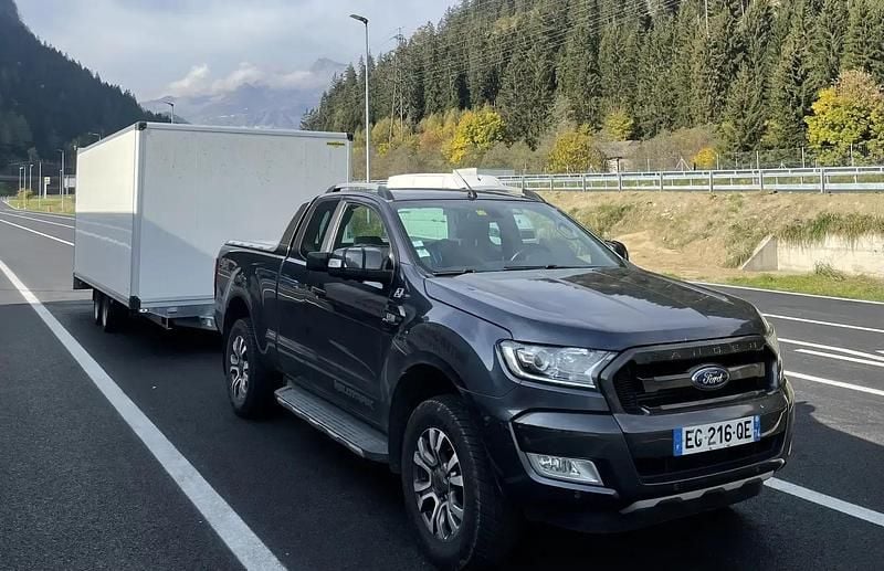 Occasion Ford Ranger 200 ch (147 kW) 2016 Gris Pick-up
