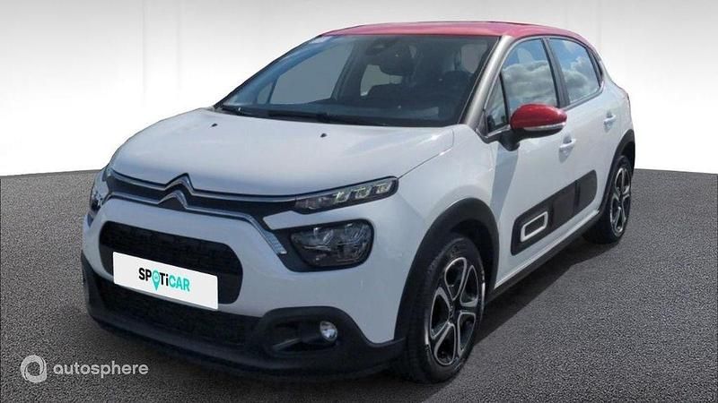 Blanc Utilisé 2022 Citroën C3 PureTech Citadine | 11 980 € (Prix juste) - Image 1/4