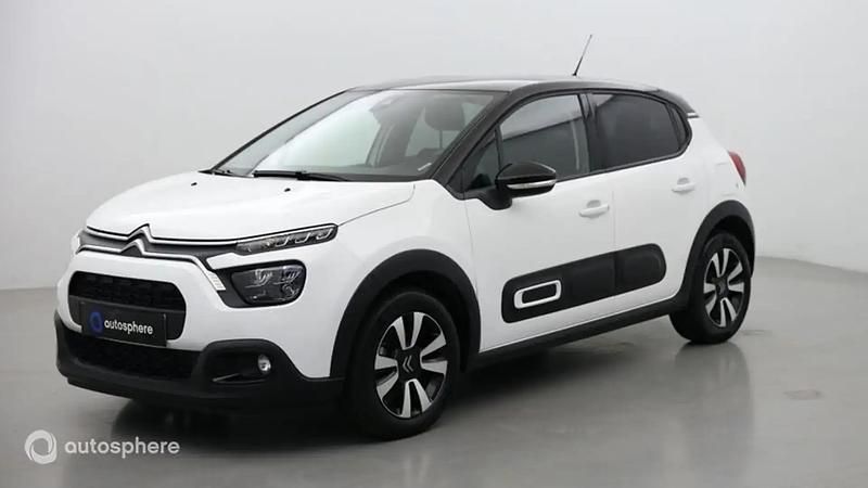 Blanc Utilisé 2023 Citroën C3 PureTech Citadine | 11 999 € (Bon prix) - Image 1/4