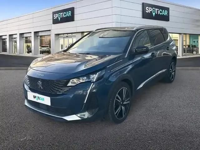 Bleu Utilisé 2022 Peugeot 5008 GT SUV | 29 890 € (Prix cher) - Image 1/4