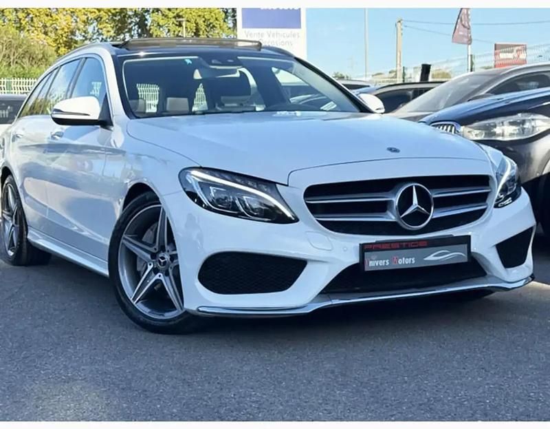 Blanc Utilisé 2018 Mercedes C250 Break | 21 900 € (Prix juste) - Image 1/4