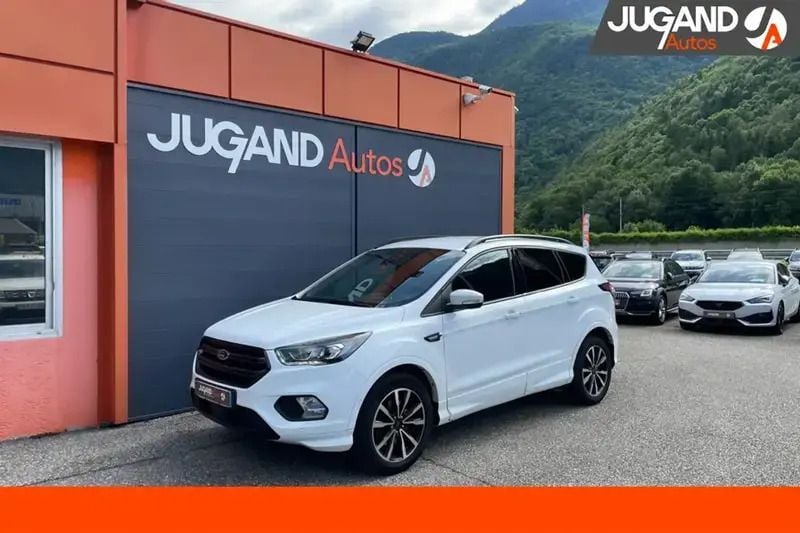 Blanc Utilisé 2018 Ford Kuga ST-Line SUV | 18 480 € (Bon prix) - Image 1/4