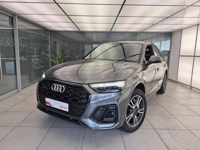Gris daytona nacré Utilisé 2024 Audi Q5 S-Line SUV | 51 990 € (Bon prix) - Image 1/4