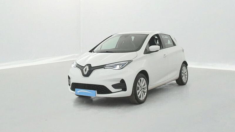 Blanc Utilisé 2021 Renault Zoe Zen Citadine | 13 200 € (Bon prix) - Image 1/4