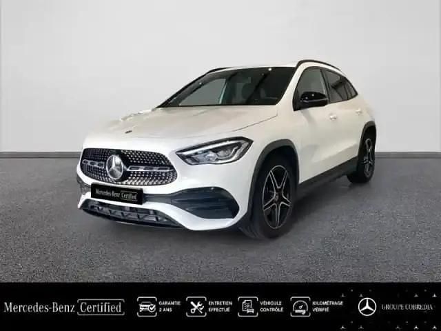Blanc polaire Occasion 2020 Mercedes GLA200 AMG line SUV | 32 490 € - Image 1/4