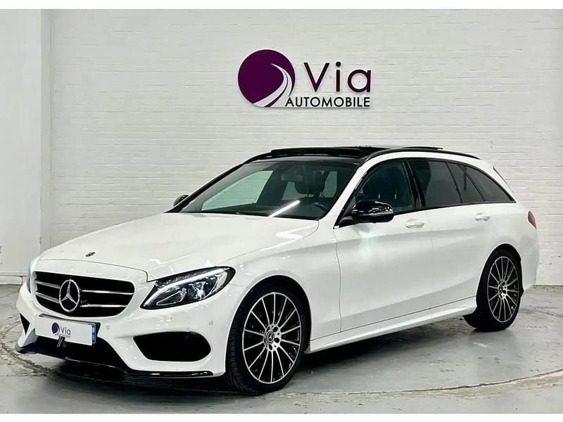 Blanc Utilisé 2018 Mercedes C200 Sportline Break | 14 990 € (Prix cher) - Image 1/4