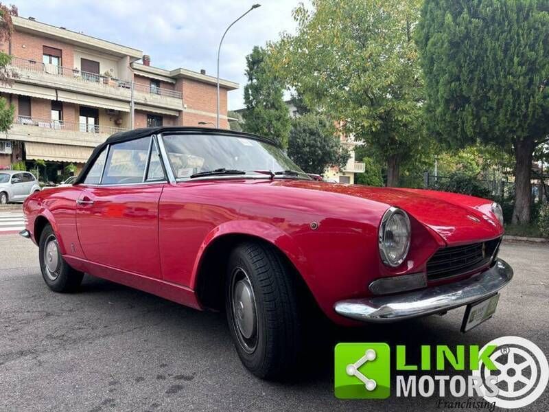 Rouge Utilisé 1967 Fiat 124 Spider Sport Cabriolet | 22 000 € - Image 1/4