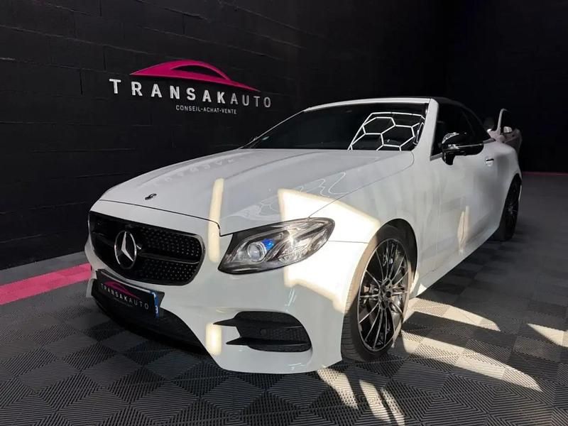 Blanc Utilisé 2018 Mercedes E220 Sportline Cabriolet | 30 990 € (Prix assez cher) - Image 1/4