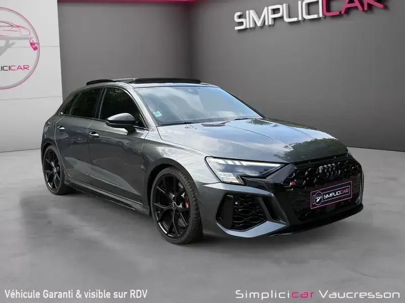 Gris Utilisé 2021 Audi RS3 Sport Citadine | 59 990 € (Prix assez cher) - Image 1/4