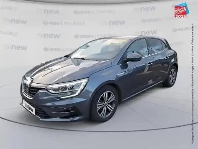 Gris titanium Utilisé 2021 Renault Mégane IV Intens Berline | 18 499 € (Bon prix) - Image 1/4