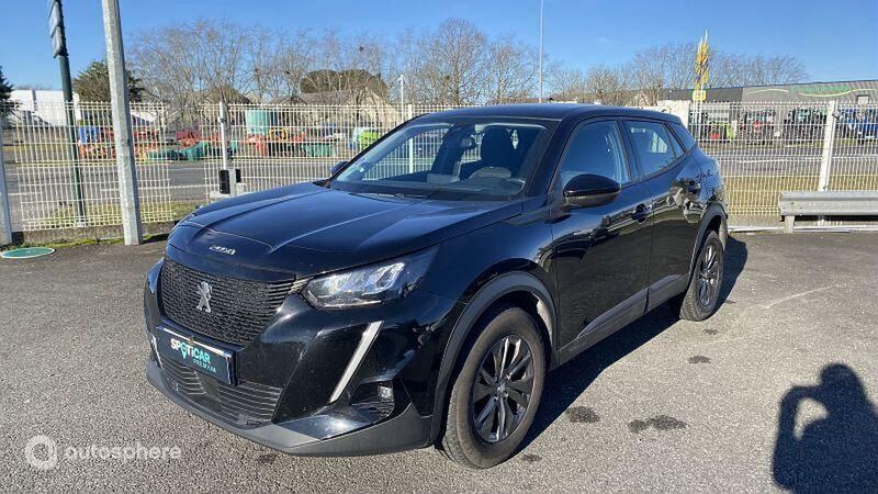 Noir Utilisé 2021 Peugeot 2008 Business-Line SUV | 14 999 € (Prix juste) - Image 1/4