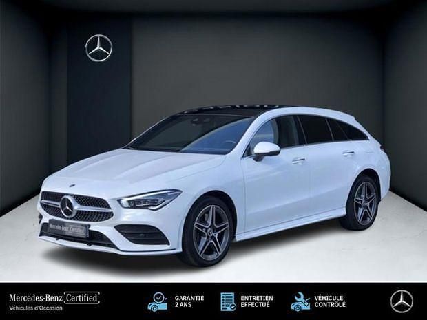Blanc Utilisé 2022 Mercedes CLA250e AMG line Berline | 33 790 € (Prix juste) - Image 1/4