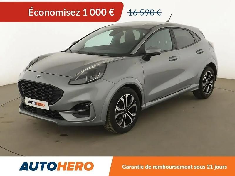 Gris Occasion 2022 Ford Puma ST-Line SUV | 15 590 € (Bon prix) - Image 1/2