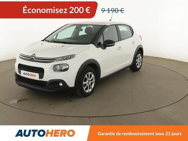 Blanc Utilisé 2019 Citroën C3 Feel Citadine | 8 990 € (Prix juste) - Image 1/2