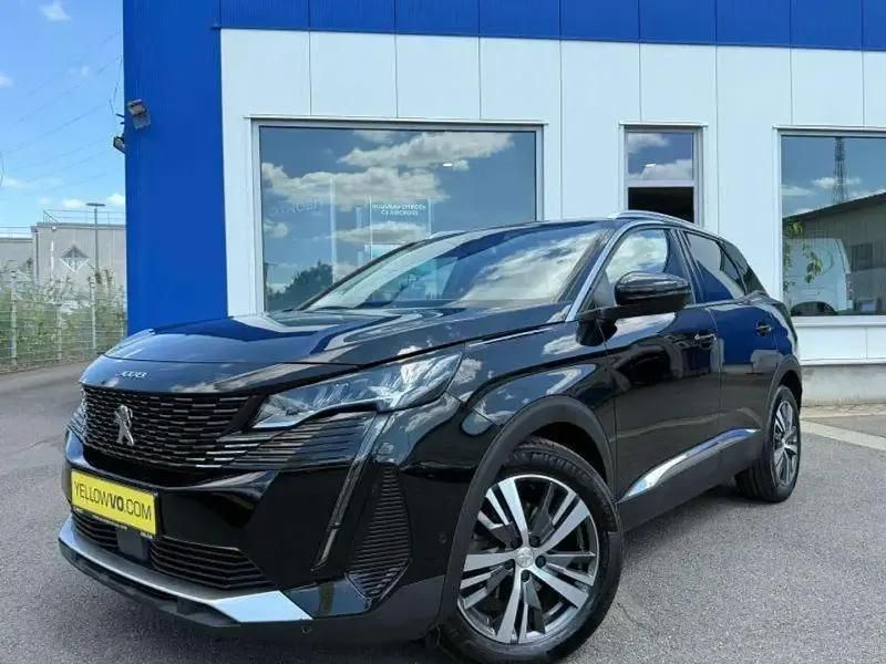 Noir Utilisé 2021 Peugeot 3008 Allure SUV | 17 990 € (Prix juste) - Image 1/4
