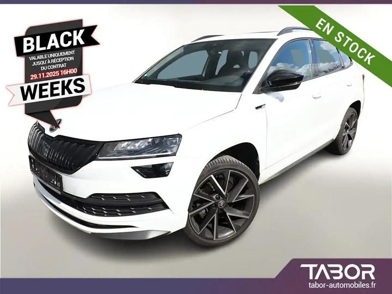 Blanc Utilisé 2021 Skoda Karoq SportLine SUV | 24 488 € - Image 1/4