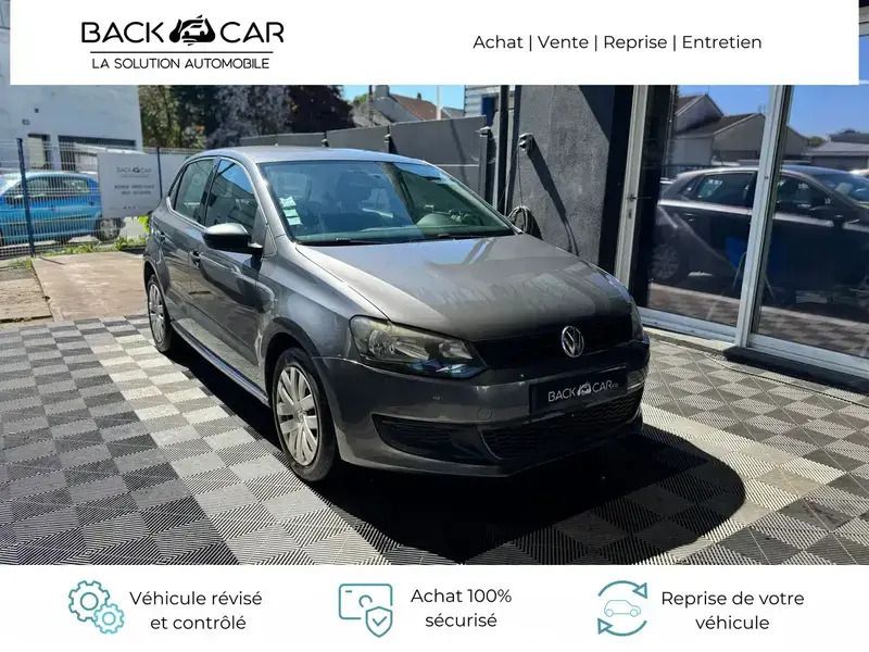 Gris Utilisé 2010 VW Polo Trendline Berline | 5 490 € (Prix juste) - Image 1/4