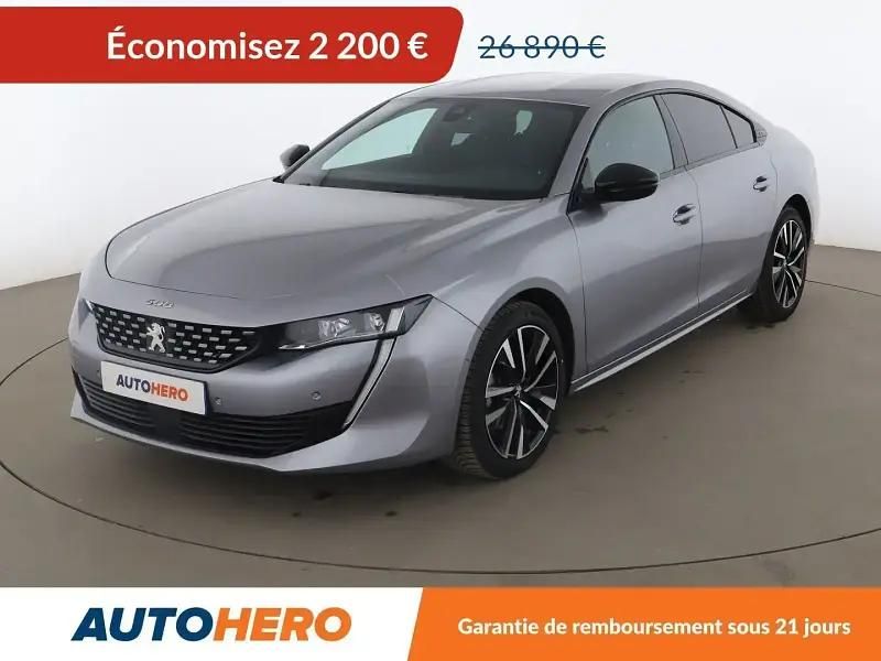 Gris Utilisé 2021 Peugeot 508 GT Berline | 24 690 € (Prix juste) - Image 1/2
