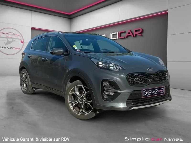 Gris Utilisé 2019 Kia Sportage GT-Line SUV | 17 980 € (Prix juste) - Image 1/4