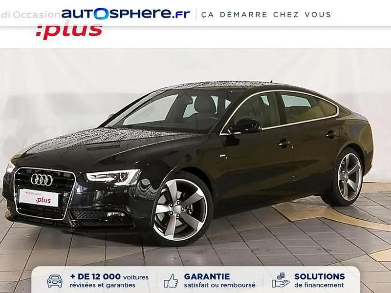Noir Utilisé 2014 Audi A5 Sportback S-Line Citadine | 30 490 € - Image 1/4