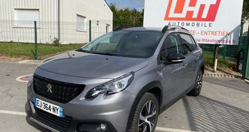 Gris Utilisé 2017 Peugeot 2008 GT-line SUV | 9 490 € (Super prix) - Image 1/4