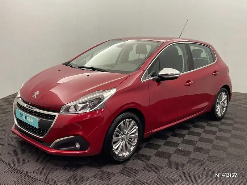 Rouge Occasion 2017 Peugeot 208 Allure Citadine | 12 490 € (Prix cher) - Image 1/4