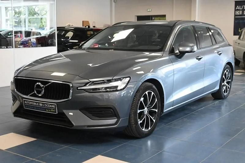 Gris Utilisé 2019 Volvo V60 Business Edition Break | 17 996 € (Bon prix) - Image 1/4