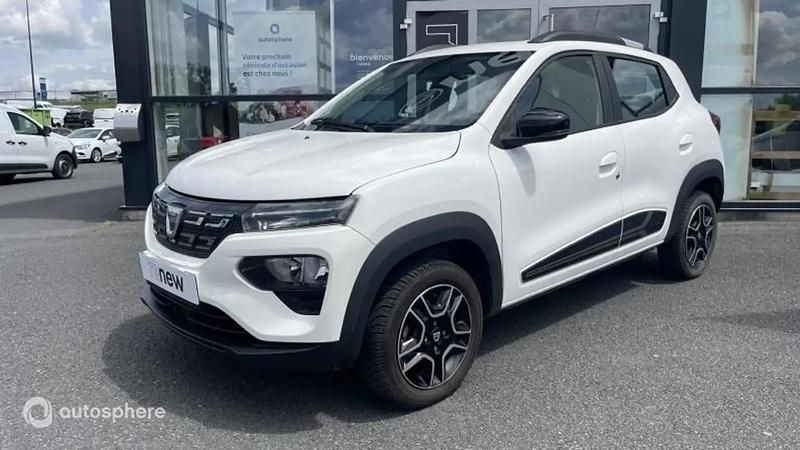 Blanc Utilisé 2022 Dacia Spring Comfort Plus Citadine | 9 999 € (Prix juste) - Image 1/4