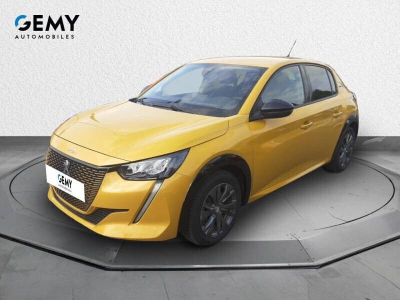 Jaune Utilisé 2022 Peugeot e-208 Style Citadine | 17 489 € (Prix juste) - Image 1/4