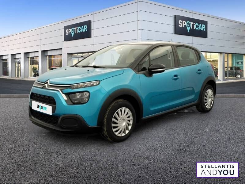 Bleue Utilisé 2021 Citroën C3 Feel Citadine | 9 490 € (Bon prix) - Image 1/4