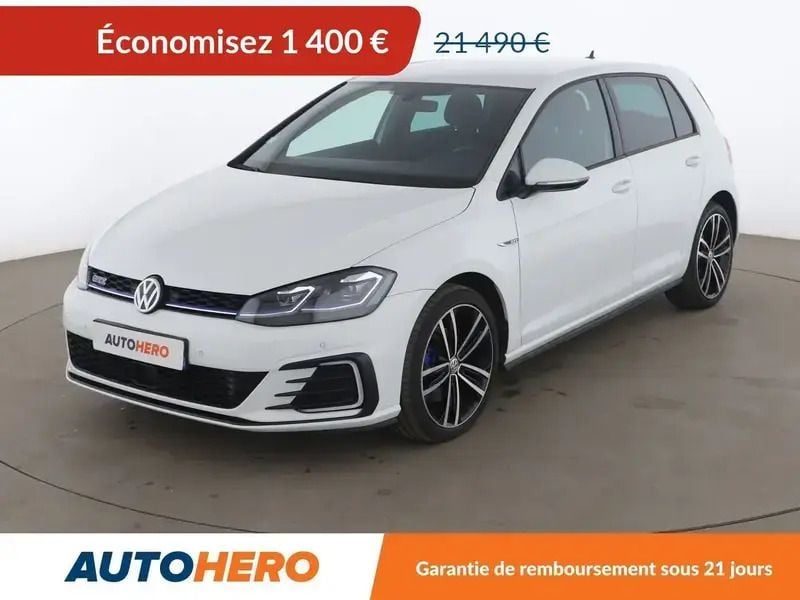 Blanc Utilisé 2019 VW Golf VII GTE Berline | 20 090 € (Bon prix) - Image 1/2