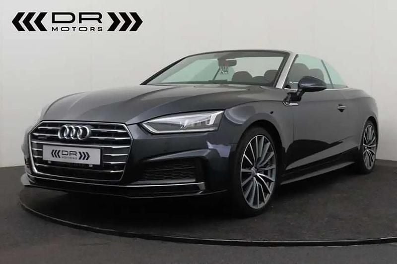 Gris Occasion 2018 Audi A5 Cabriolet S-Line Cabriolet | 28 995 € (Prix juste) - Image 1/4