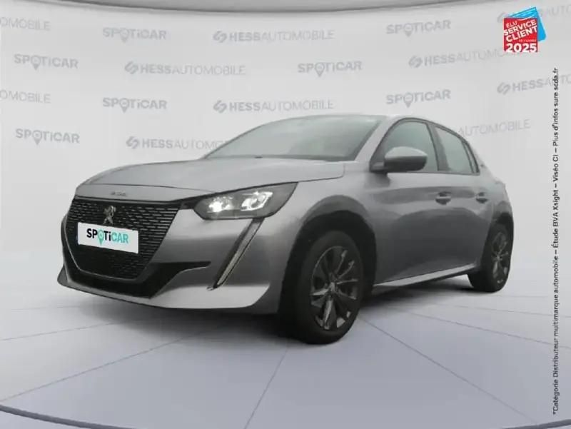 Gris Utilisé 2021 Peugeot e-208 Business-Line Citadine | 12 999 € (Bon prix) - Image 1/4