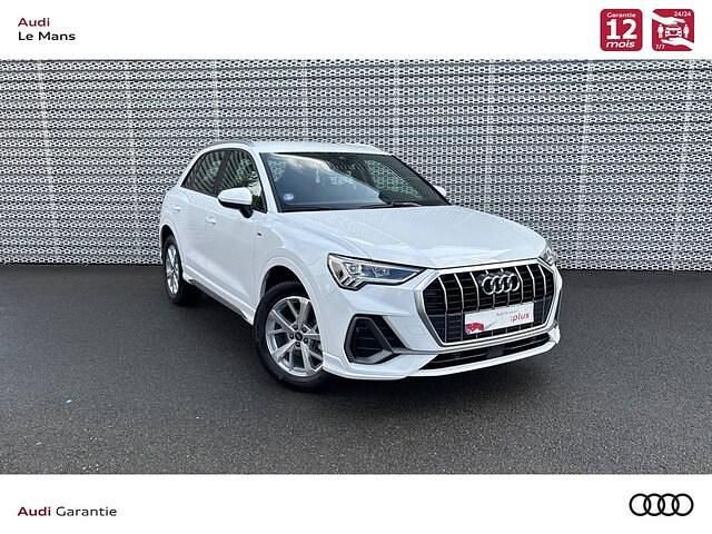 Blanc ibis Occasion 2022 Audi Q3 S-Line SUV | 34 990 € (Bon prix) - Image 1/4