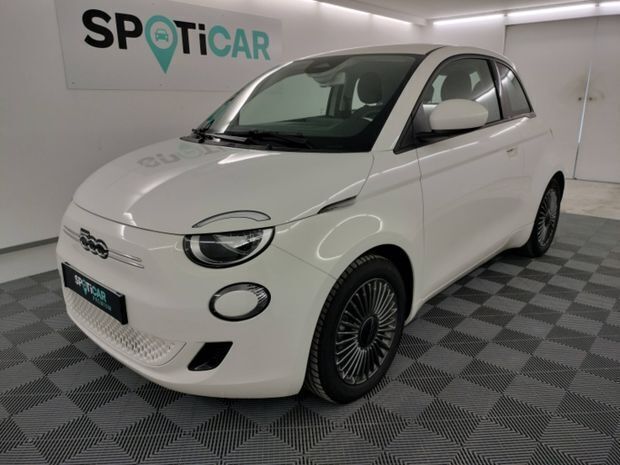 Blanc Utilisé 2022 Fiat 500e Citadine | 17 390 € (Prix juste) - Image 1/4