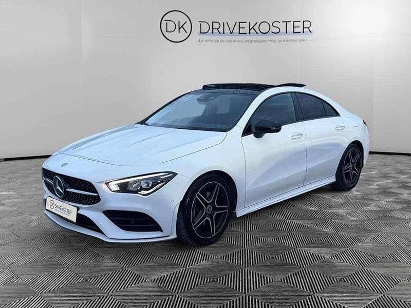 Occasion Mercedes CLA180 AMG line 116 ch (85 kW) 2019 Blanc Berline