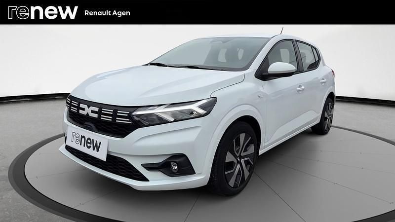 Blanc Utilisé 2024 Dacia Sandero Expression Citadine | 13 990 € (Prix juste) - Image 1/4