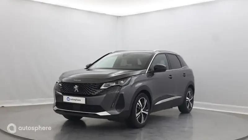 Gris platinium (m) Utilisé 2022 Peugeot 3008 GT SUV | 25 499 € (Prix assez cher) - Image 1/4