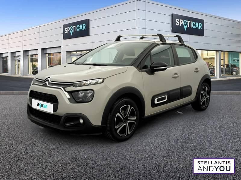 Beige Utilisé 2021 Citroën C3 Feel Citadine | 11 290 € (Prix juste) - Image 1/4