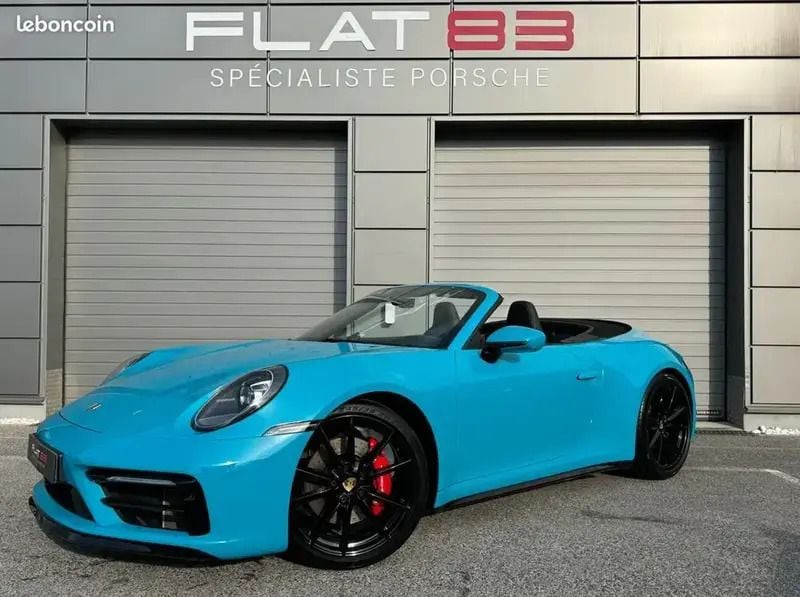 Occasion Porsche 911 Carrera S Cabriolet 450 ch (330 kW) 2020 Bleu Cabriolet