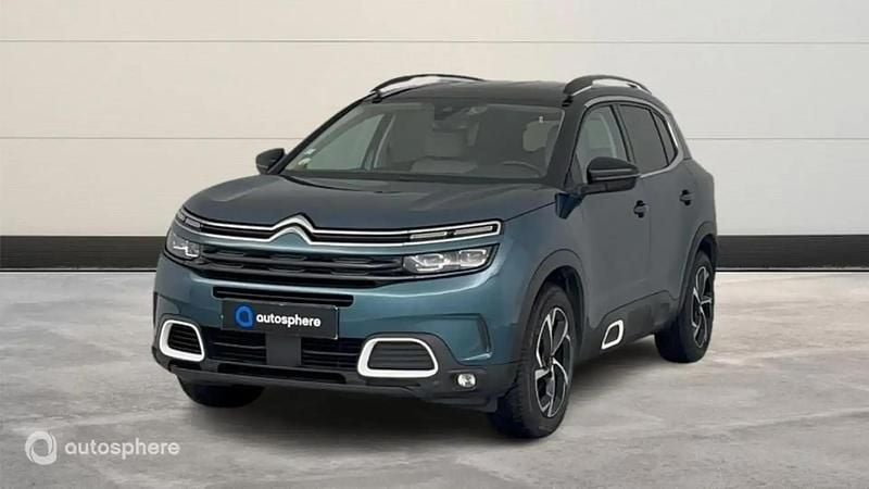 Bleu Utilisé 2020 Citroën C5 Aircross Shine SUV | 17 799 € (Prix juste) - Image 1/4