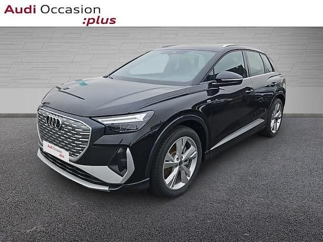 Noir mythic métallisé Utilisé 2025 Audi Q4 e-tron S-Line SUV | 55 990 € (Prix juste) - Image 1/4