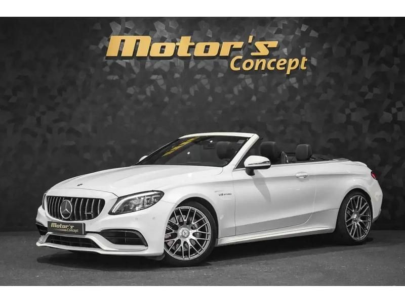 Blanc Utilisé 2018 Mercedes C63 AMG AMG Cabriolet | 69 990 € (Prix assez cher) - Image 1/4