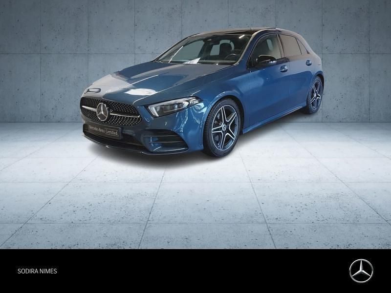 Bleu Occasion 2022 Mercedes A200 AMG line Berline | 29 890 € (Prix juste) - Image 1/4