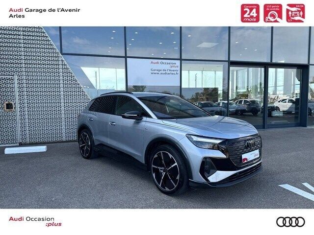 Argent fleuret métallisé Occasion 2024 Audi Q4 e-tron Design SUV | 57 900 € - Image 1/4