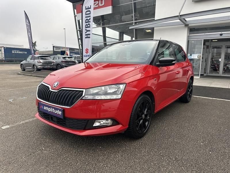 Rouge Occasion 2021 Skoda Fabia Style Berline | 13 499 € (Prix juste) - Image 1/4