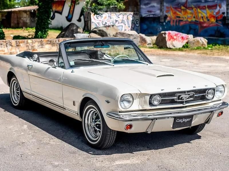 Occasion Ford Mustang GT 224 ch (164 kW) 1965 Blanc Cabriolet