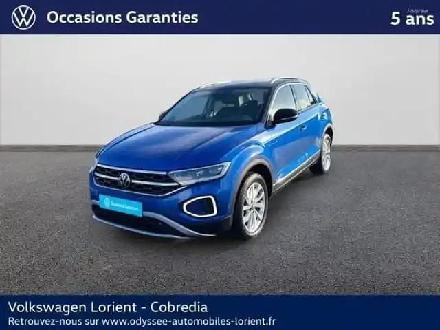 Occasion VW T-Roc Style 2023 Bleu ravenna métallisée/toit noir SUV