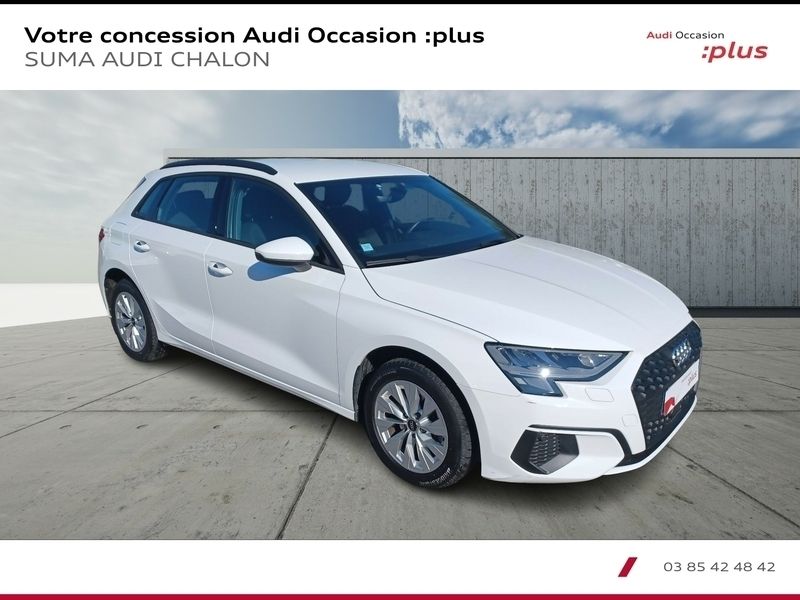Blanc Utilisé 2022 Audi A3 Sportback Berline | 26 990 € (Super prix) - Image 1/3